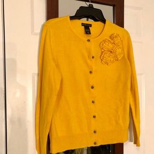 New York and Company Rhinestone Button Cardigan